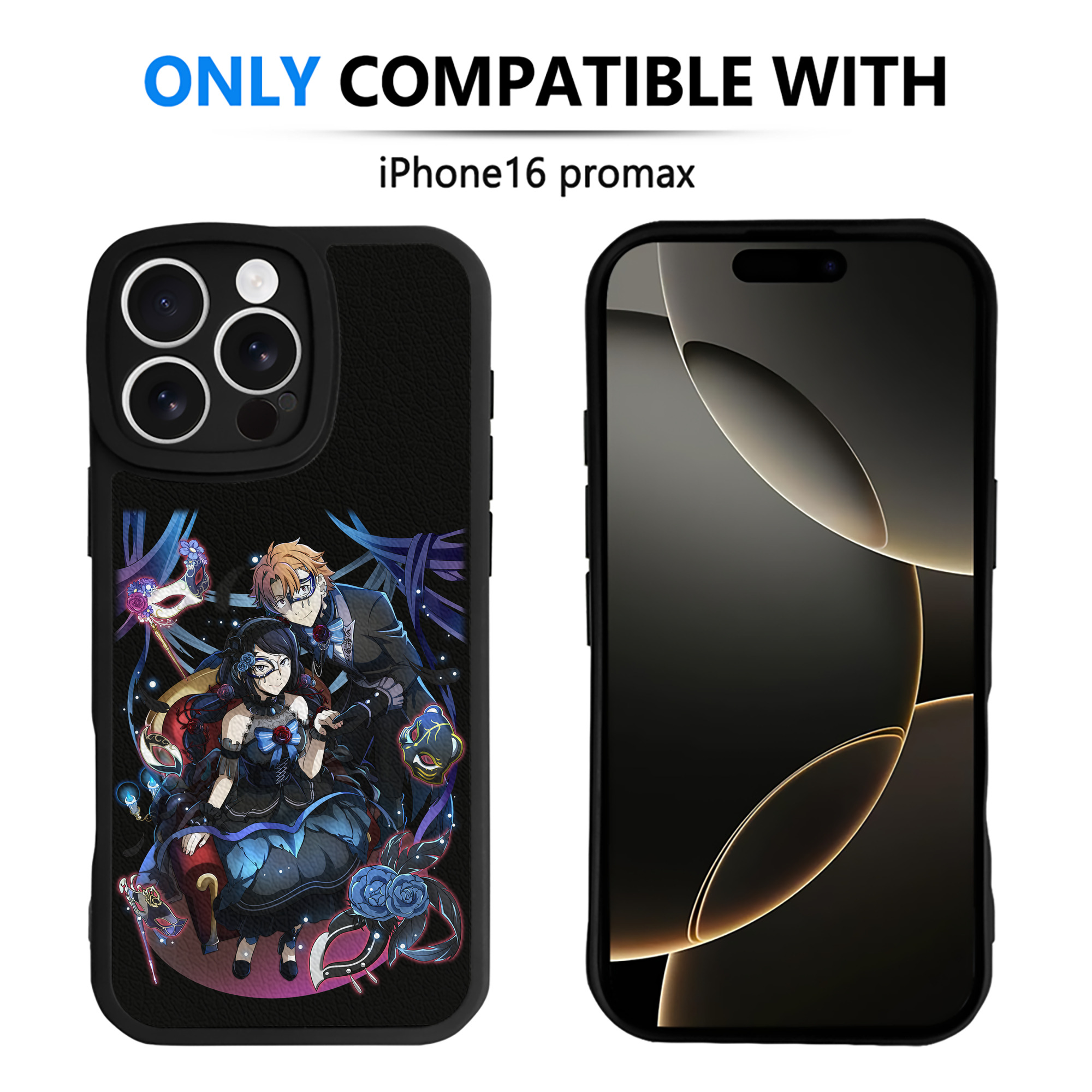 （画像用） 文豪ストレイドッグス Bungo Stray Dogs 【iPhone 16シリーズ対応】シリコンスマホケース（レザー調） 材質：シリコン